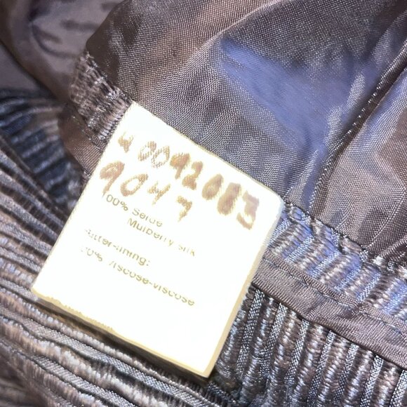 Akris Punto Blue 3/4 Sleeve Blazer Women size 12 - Picture 9 of 10